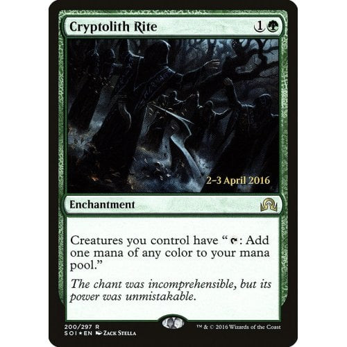 Cryptolith Rite (Shadows over Innistrad Prerelease foil)