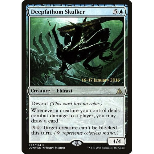 Deepfathom Skulker (Oath of the Gatewatch Prerelease foil) | Promotional Cards