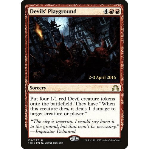 Devils' Playground (Shadows over Innistrad Prerelease foil)