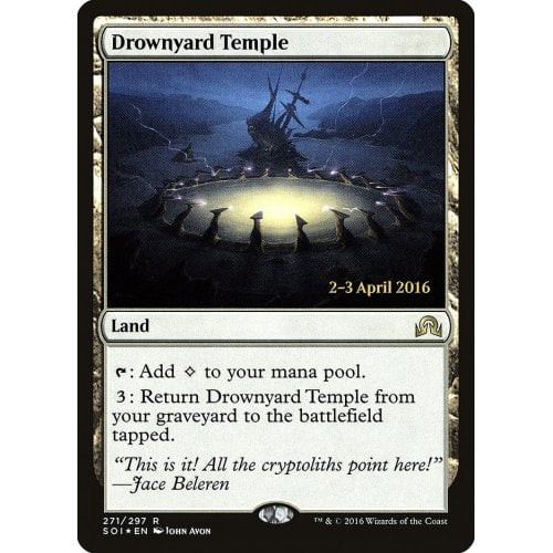 Drownyard Temple (Shadows over Innistrad Prerelease foil)