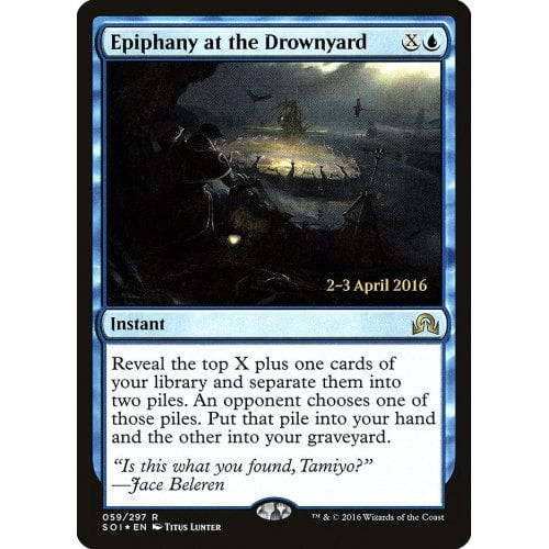 Epiphany at the Drownyard (Shadows over Innistrad Prerelease foil)