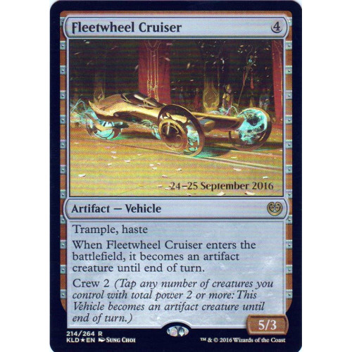 Fleetwheel Cruiser (Kaladesh Prerelease foil) | Promotional Cards