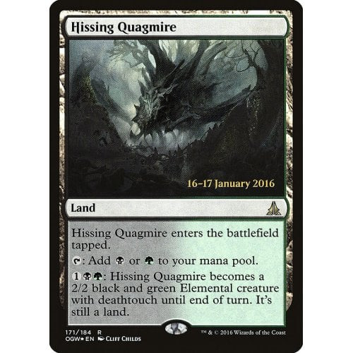 Hissing Quagmire (Oath of the Gatewatch Prerelease foil) | Promotional Cards