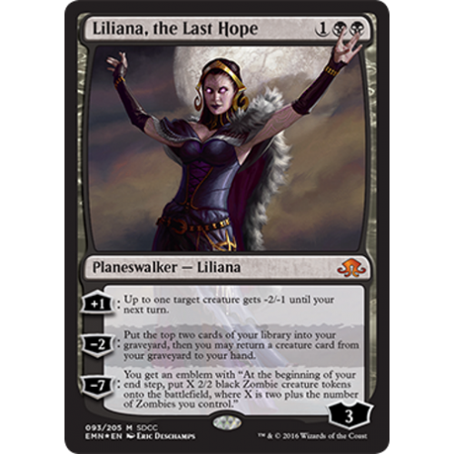 Liliana, the Last Hope (SDCC Promo 2016 foil) | Promotional Cards