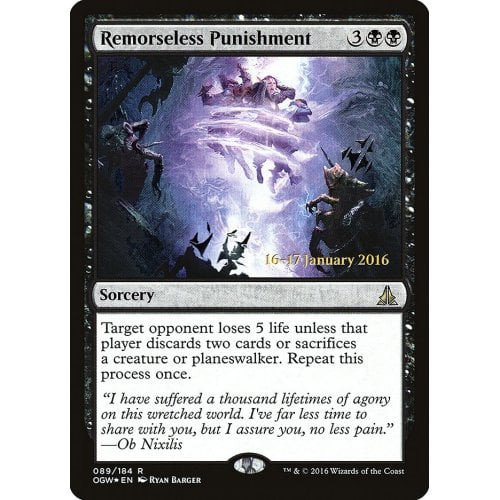 Remorseless Punishment (Oath of the Gatewatch Prerelease foil)
