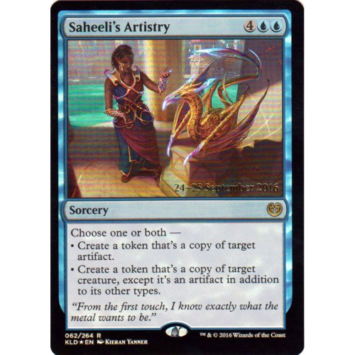 Saheeli's Artistry (Kaladesh Prerelease foil)