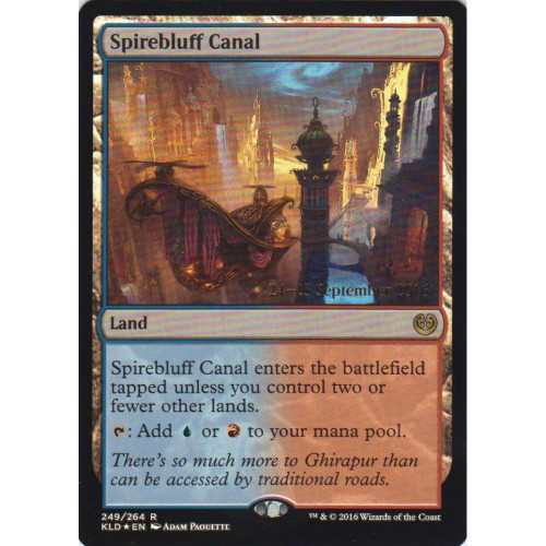 Spirebluff Canal (Kaladesh Prerelease foil)