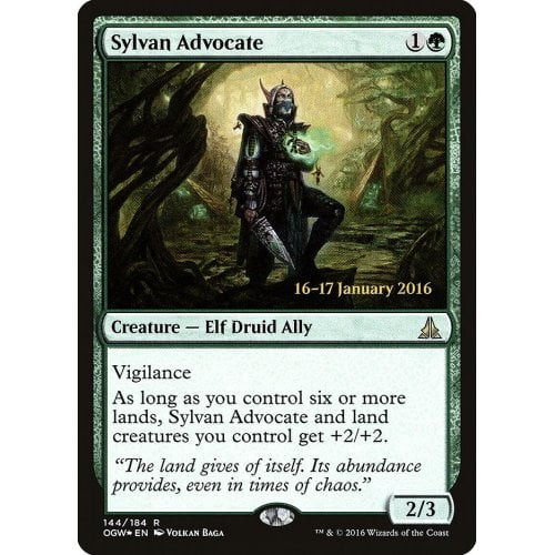 Sylvan Advocate (Oath of the Gatewatch Prerelease foil)
