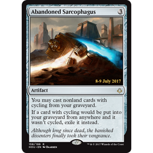 Abandoned Sarcophagus (Hour of Devastation Prerelease Foil) | Promotional Cards