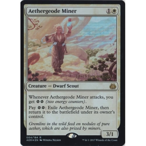 Aethergeode Miner (Aether Revolt Prerelease foil)