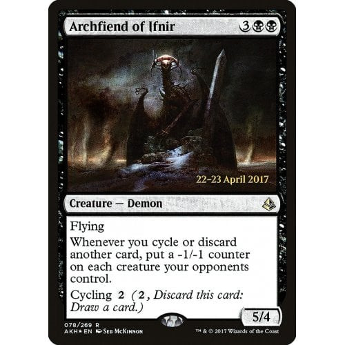 Archfiend of Ifnir (Amonkhet Prerelease foil)