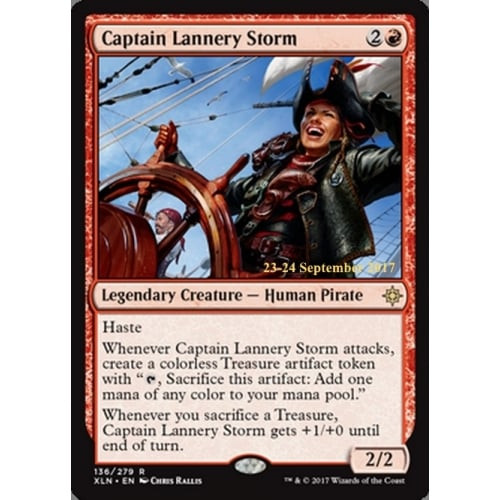 Captain Lannery Storm (Ixalan Prerelease foil)