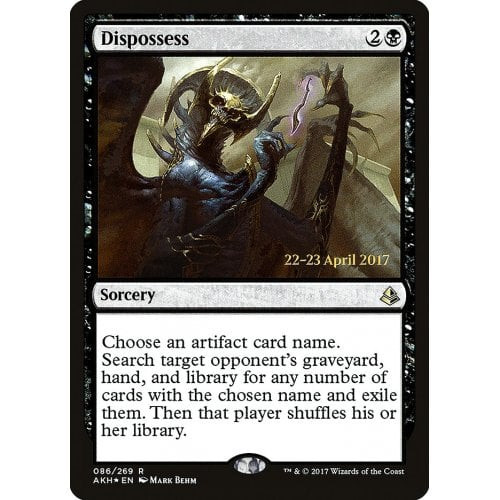 Dispossess (Amonkhet Prerelease foil) | Promotional Cards