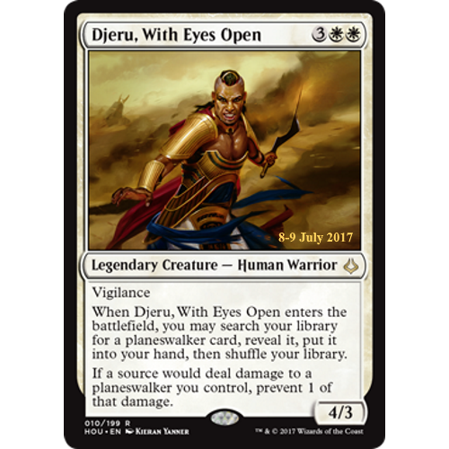 Djeru, With Eyes Open (Hour of Devastation Prerelease Foil)