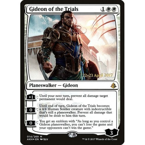Gideon of the Trials (Amonkhet Prerelease foil) | Promotional Cards