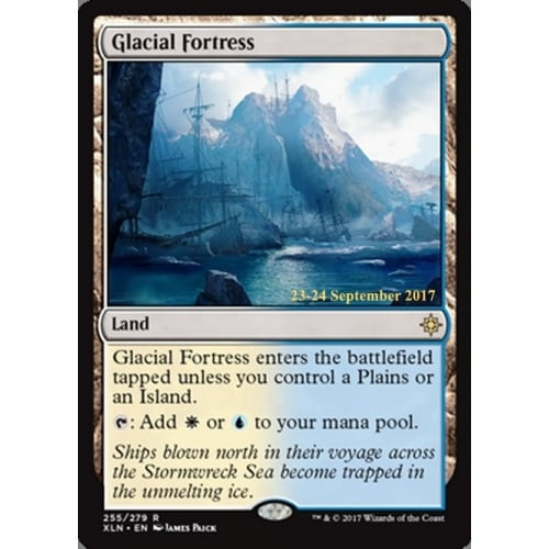 Glacial Fortress (Ixalan Prerelease foil)