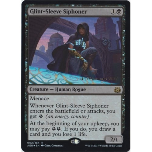 Glint-Sleeve Siphoner (Aether Revolt Prerelease foil) | Promotional Cards