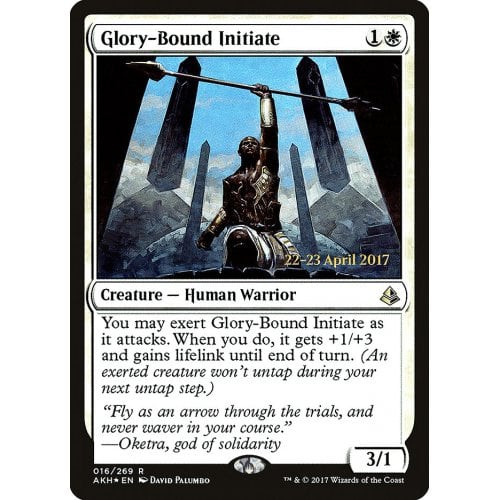 Glory-Bound Initiate (Amonkhet Prerelease foil)