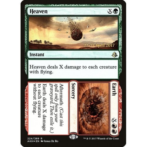 Heaven // Earth (Amonkhet Prerelease foil)