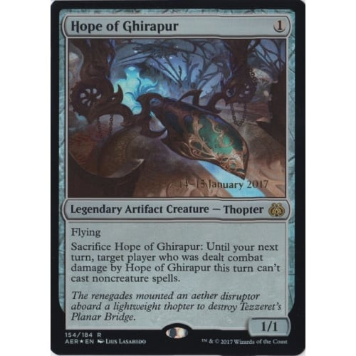 Hope of Ghirapur (Aether Revolt Prerelease foil)