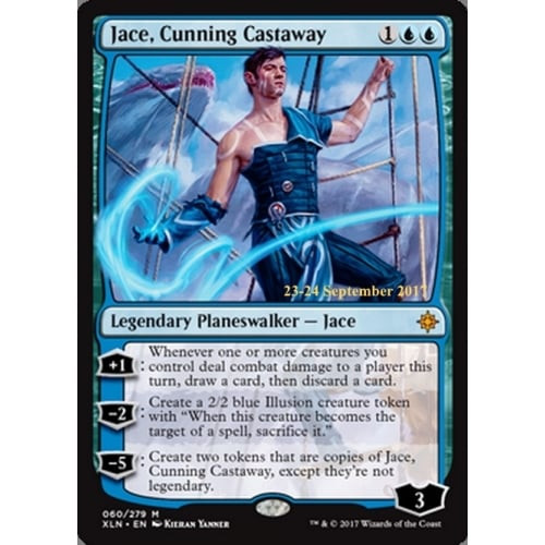 Jace, Cunning Castaway (Ixalan Prerelease foil) | Promotional Cards