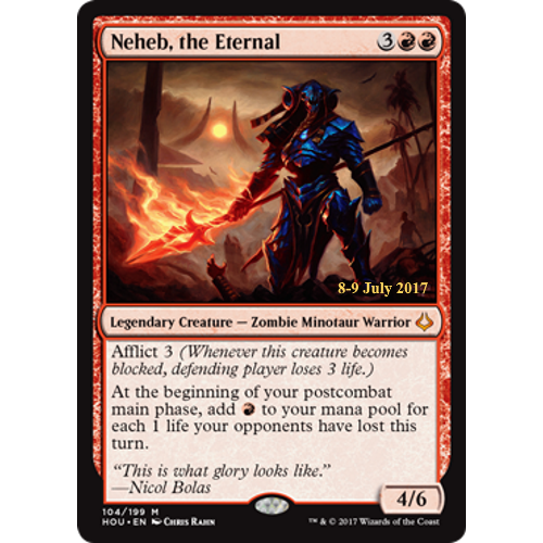 Neheb, the Eternal (Hour of Devastation Prerelease Foil)