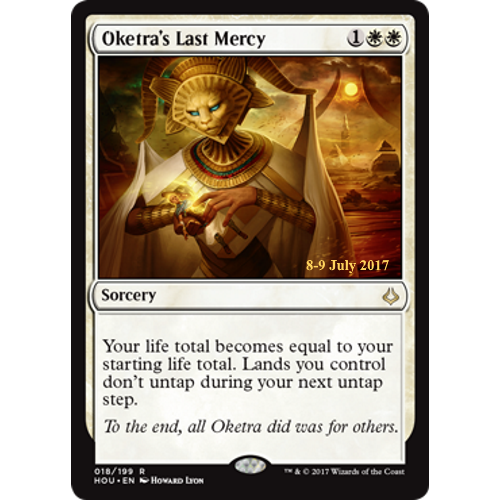 Oketra's Last Mercy (Hour of Devastation Prerelease Foil) | Promotional Cards