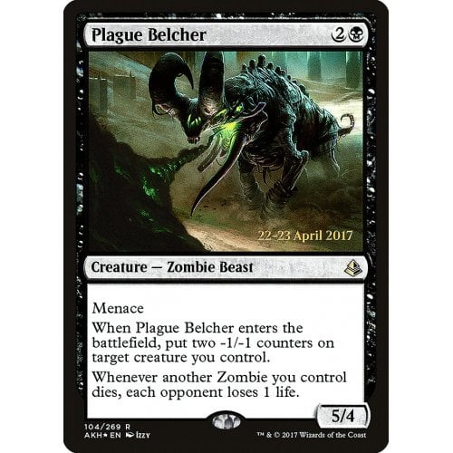 Plague Belcher (Amonkhet Prerelease foil) | Promotional Cards