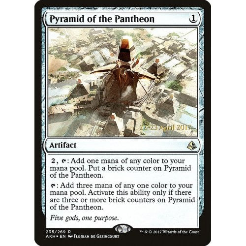 Pyramid of the Pantheon (Amonkhet Prerelease foil) | Promotional Cards