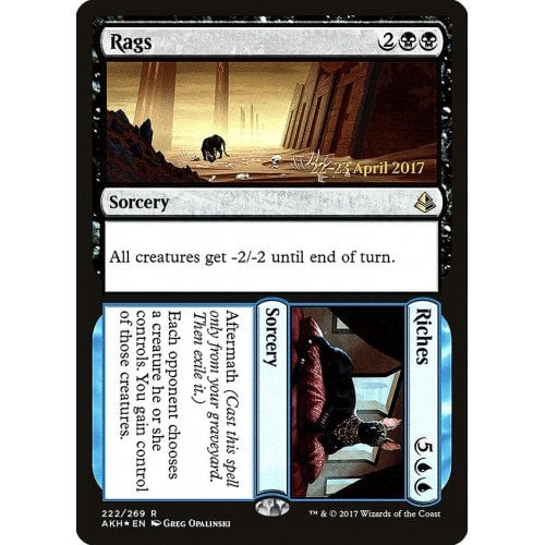 Rags // Riches (Amonkhet Prerelease foil)