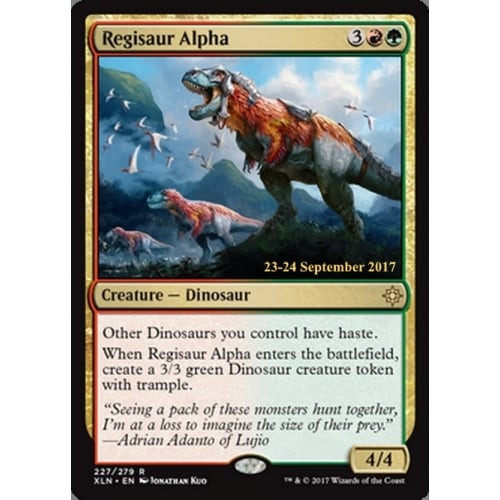Regisaur Alpha (Ixalan Prerelease foil)