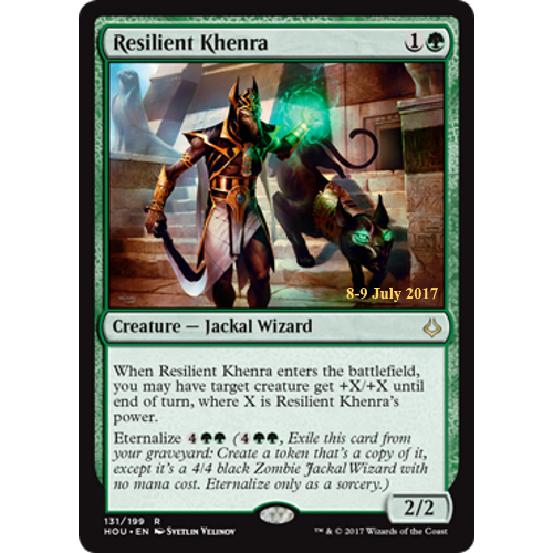 Resilient Khenra (Hour of Devastation Prerelease Foil)