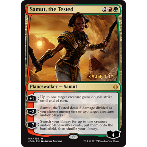 Samut, the Tested (Hour of Devastation Prerelease Foil) | Promotional Cards