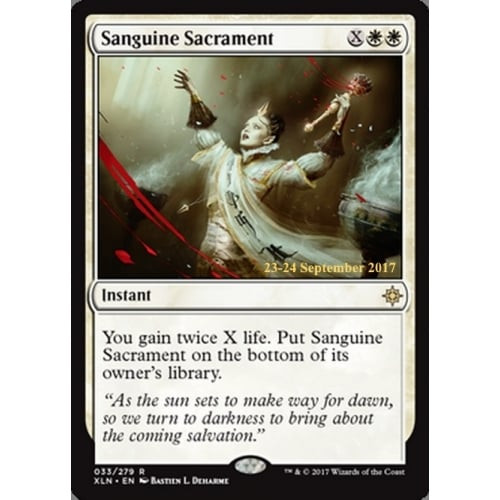 Sanguine Sacrament (Ixalan Prerelease foil) | Promotional Cards