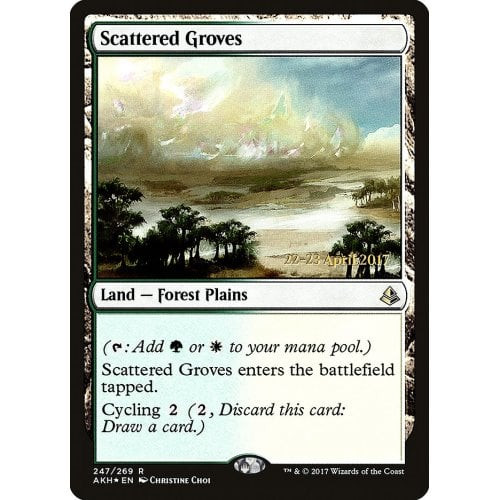 Scattered Groves (Amonkhet Prerelease foil)