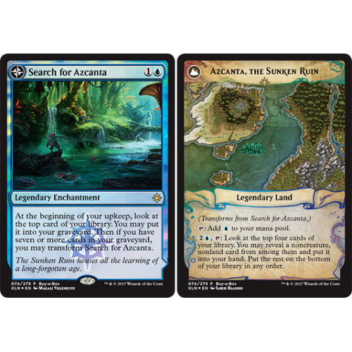 Search for Azcanta (Azcanta, The Sunken Ruin) (Ixalan Buy-a-Box Promo)