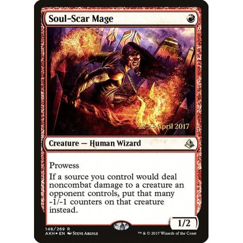 Soul-Scar Mage (Amonkhet Prerelease foil)