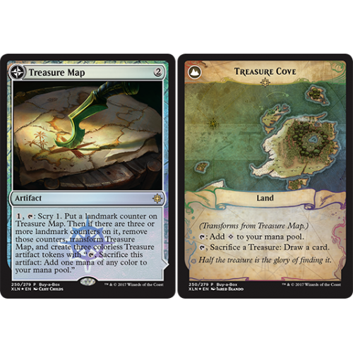 Treasure Map (Treasure Cove) (Ixalan Buy-a-Box Promo)