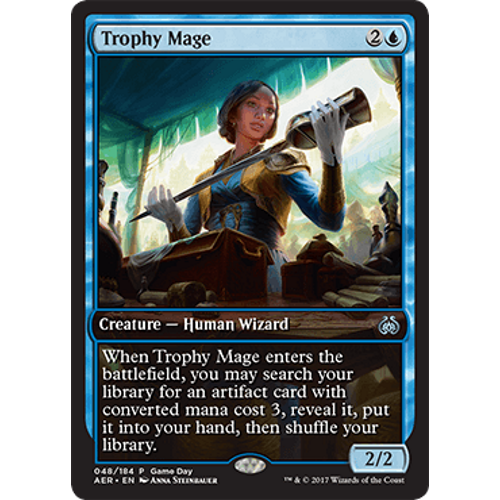 Trophy Mage (Aether Revolt Game Day) | Promotional Cards