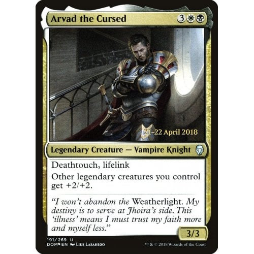 Arvad the Cursed (Dominaria Prerelease foil)