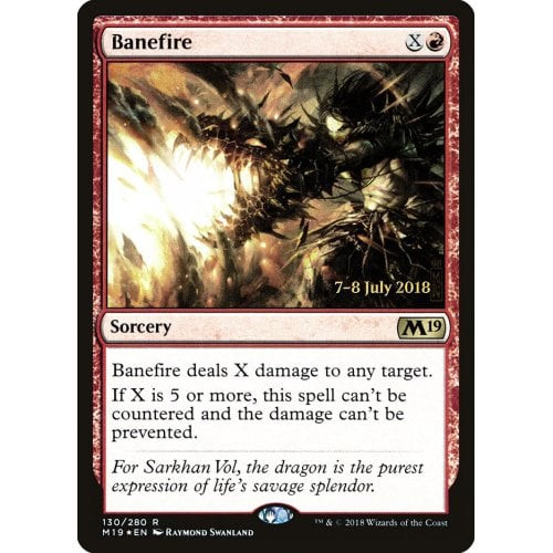 Banefire (Core 2019 Prerelease foil)