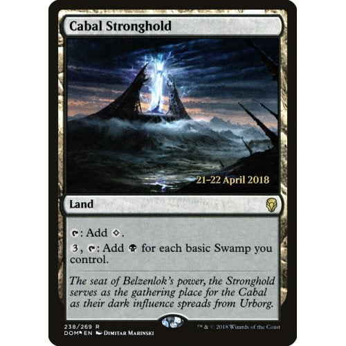 Cabal Stronghold (Dominaria Prerelease foil)