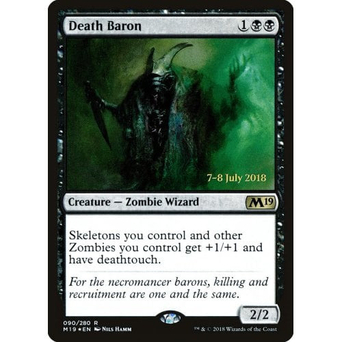 Death Baron (Core 2019 Prerelease foil)