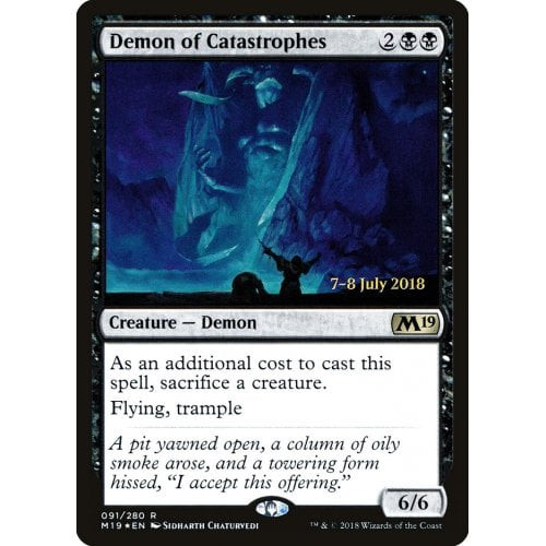 Demon of Catastrophes (Core 2019 Prerelease foil)