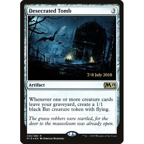 Desecrated Tomb (Core 2019 Prerelease foil) | Promotional Cards