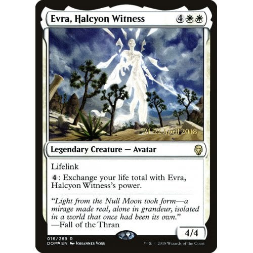 Evra, Halcyon Witness (Dominaria Prerelease foil) | Promotional Cards