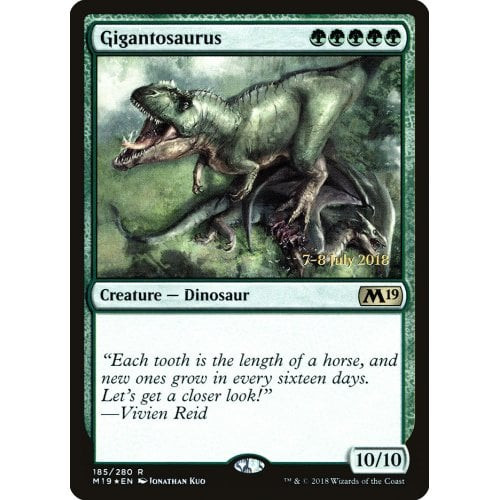 Gigantosaurus (Core 2019 Prerelease foil)