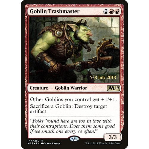 Goblin Trashmaster (Core 2019 Prerelease foil) | Promotional Cards