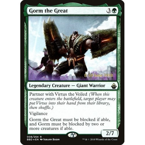 Gorm the Great (Battlebond Launch foil) | Promotional Cards