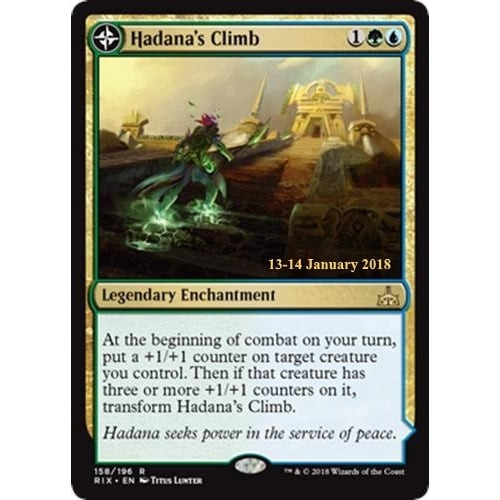 Hadana's Climb (Winged Temple of Orazca) (Rivals of Ixalan Prerelease Foil)